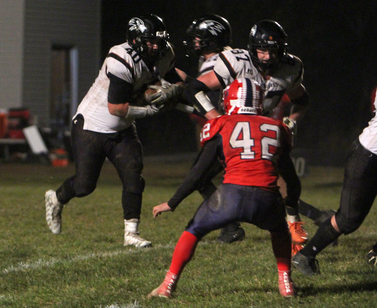 Bloomer football at Spencer/Columbus 10-26-18